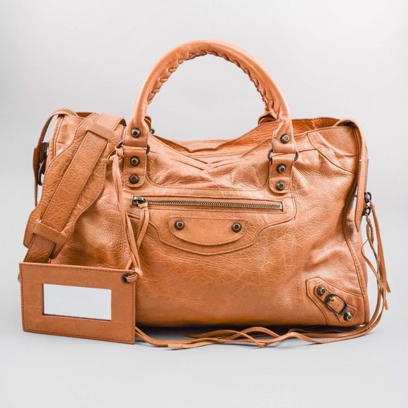 Balenciaga Handbags - Balenciaga Classic Camel City Arena Bag